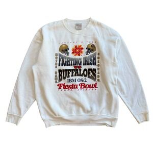1995 Fiesta Bowl Notre Dame Fighting Irish vs Colorado Buffaloes Sweatshirt XL